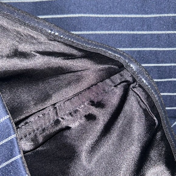 Pinstripe Structured Romper - Picture 5 of 5